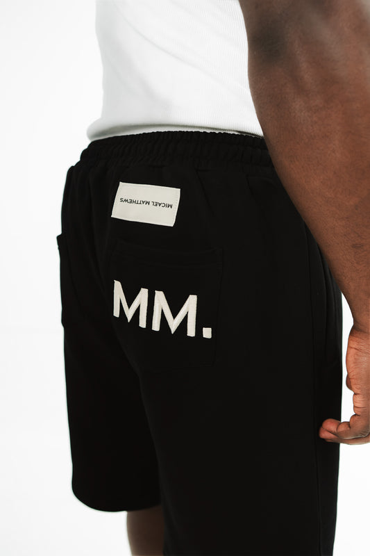 Black Signature ‘MM.’ Shorts