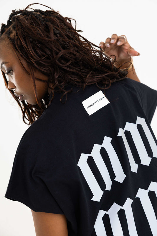 Black ‘SAINT MM’ Sleeveless Tee