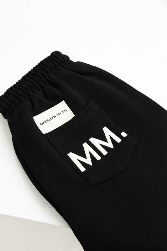 Black Signature ‘MM.’ Shorts