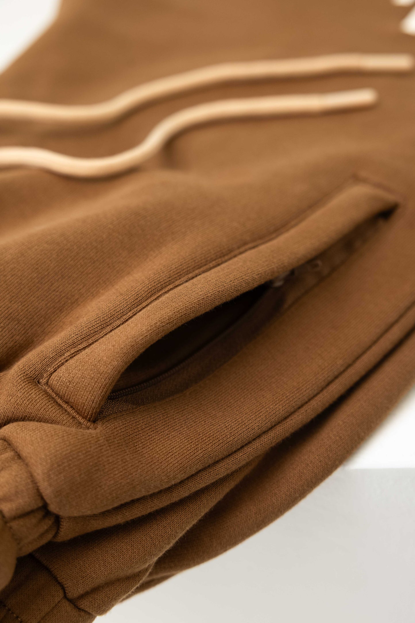 Brown Signature ‘MM.’ Shorts