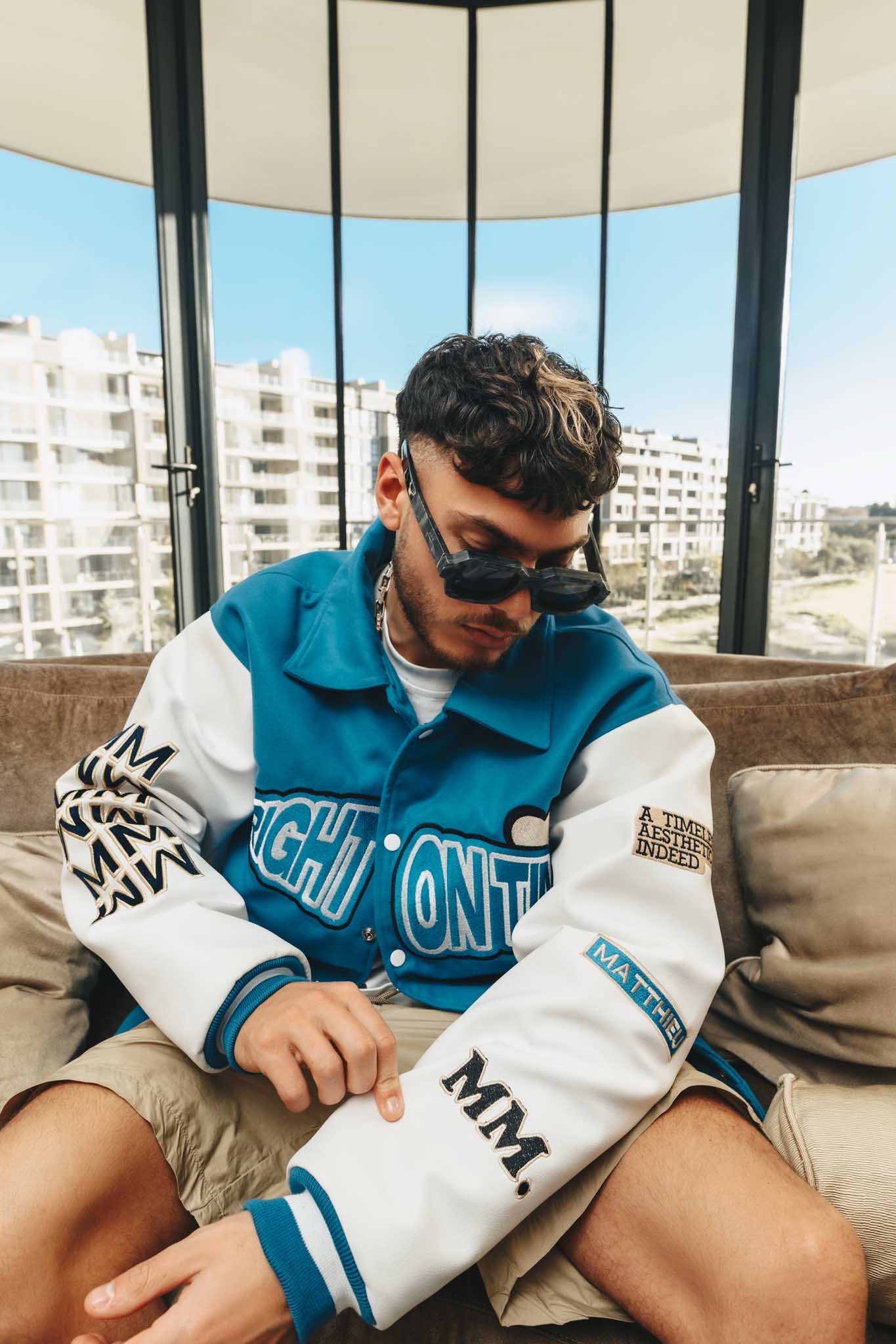 Maison de Matthieu Letterman Jacket