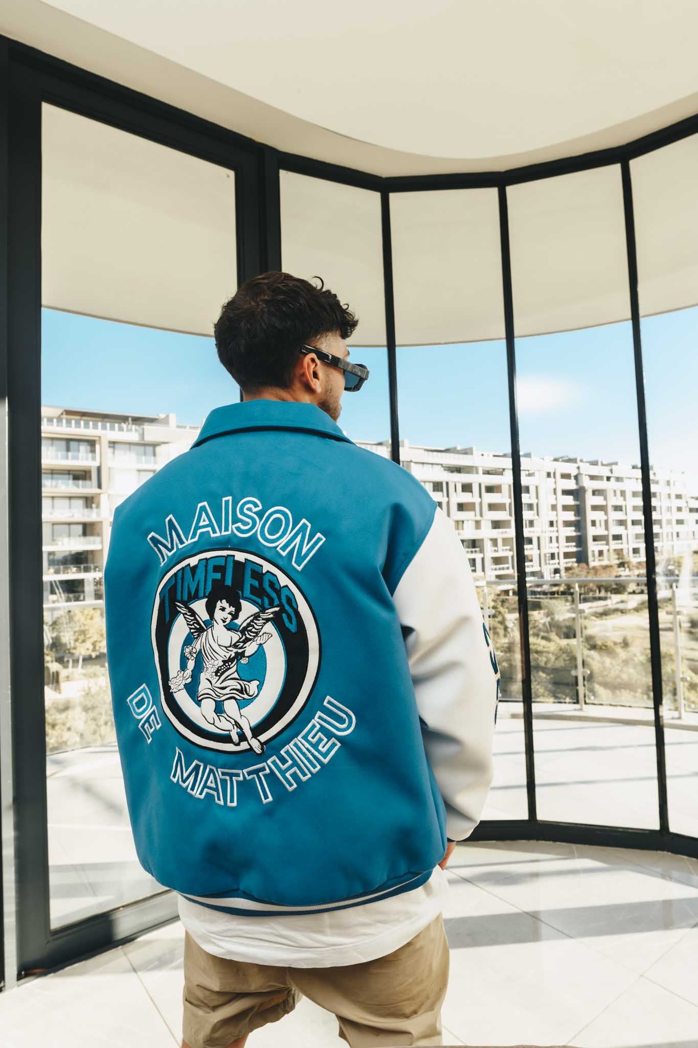 Maison de Matthieu Letterman Jacket