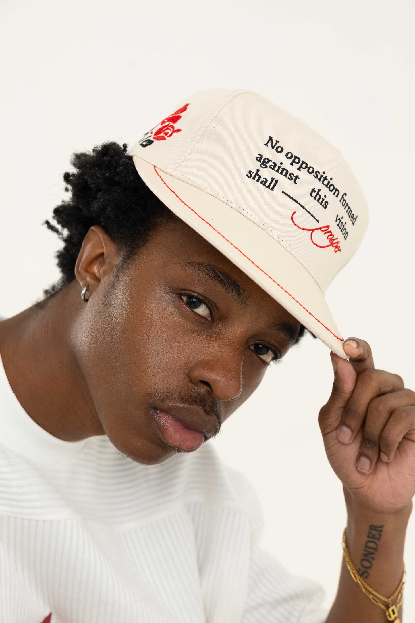 Beige 'Prosper' Cap