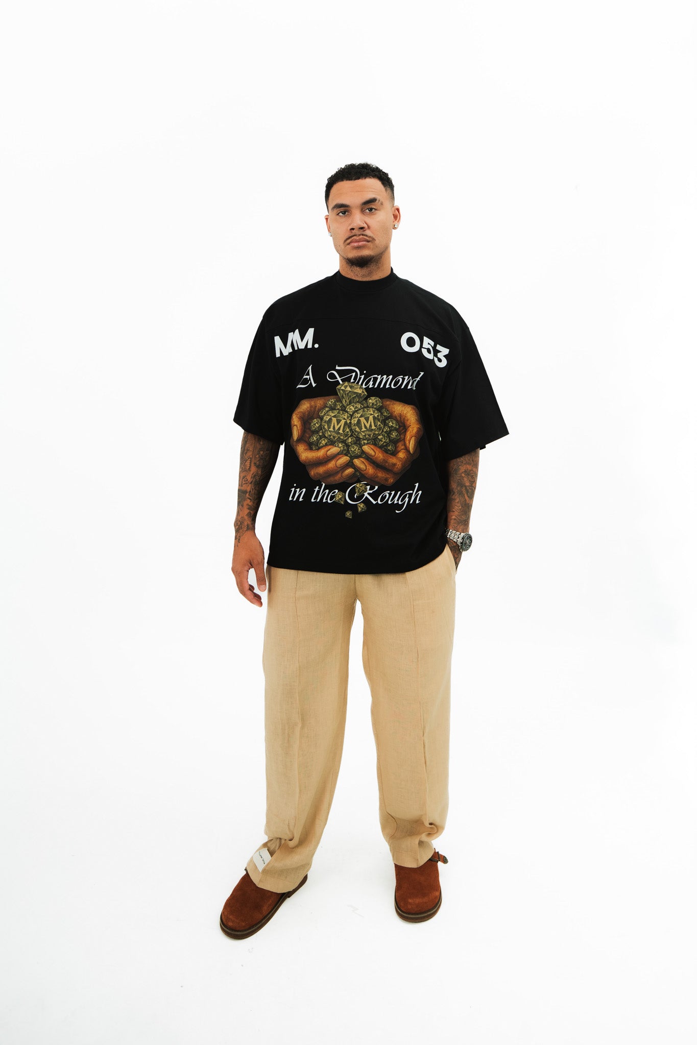 Black 053 ‘DIAMOND’ Tee