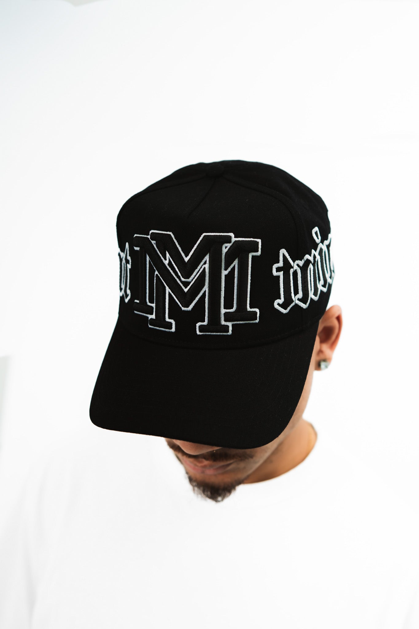 Black 'SAINT' Cap – MICAEL MATTHEWS