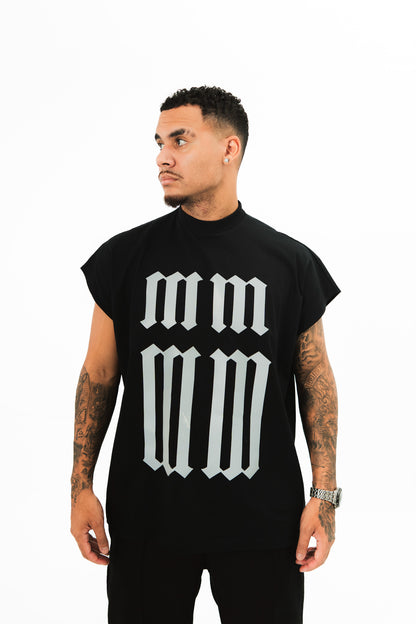 Black ‘SAINT MM’ Sleeveless Tee