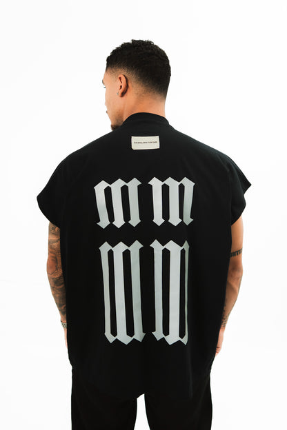 Black ‘SAINT MM’ Sleeveless Tee