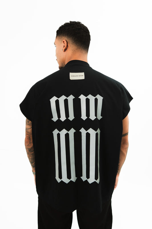 Black ‘SAINT MM’ Sleeveless Tee