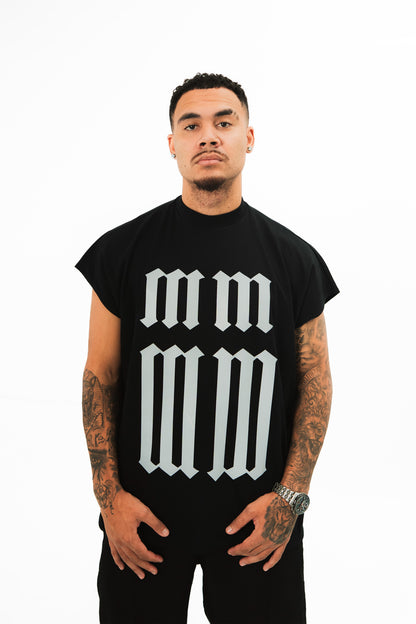Black ‘SAINT MM’ Sleeveless Tee