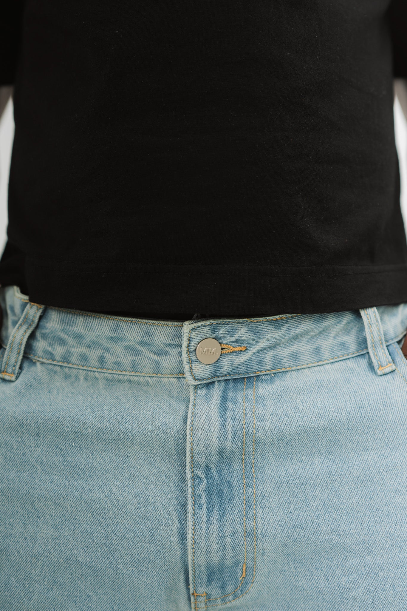 ⁠Blue ‘TIMELESS’ Braille Denim