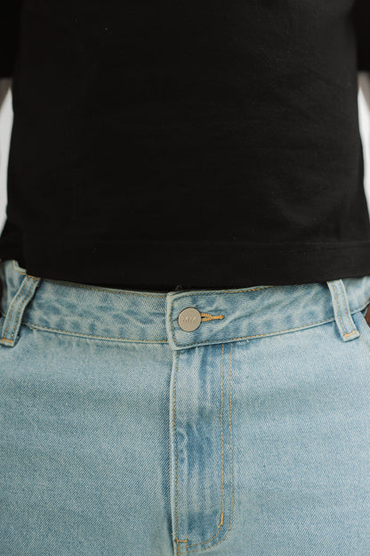 ⁠Blue ‘TIMELESS’ Braille Denim