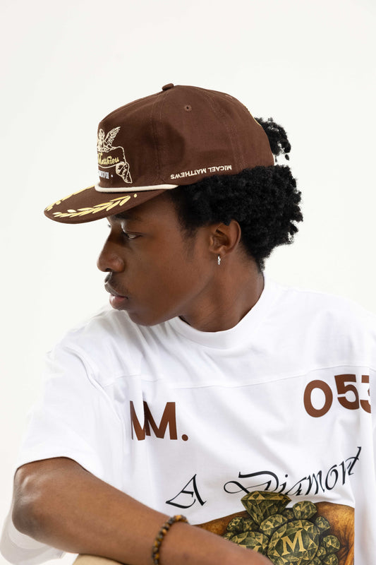 Brown ‘ST MATTHIEU’ Cap