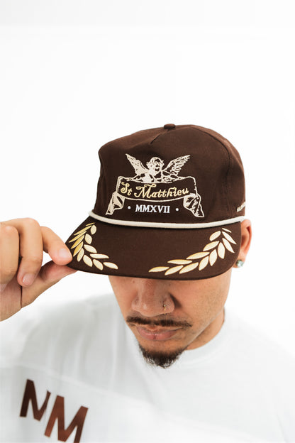 Brown ‘ST MATTHIEU’ Cap