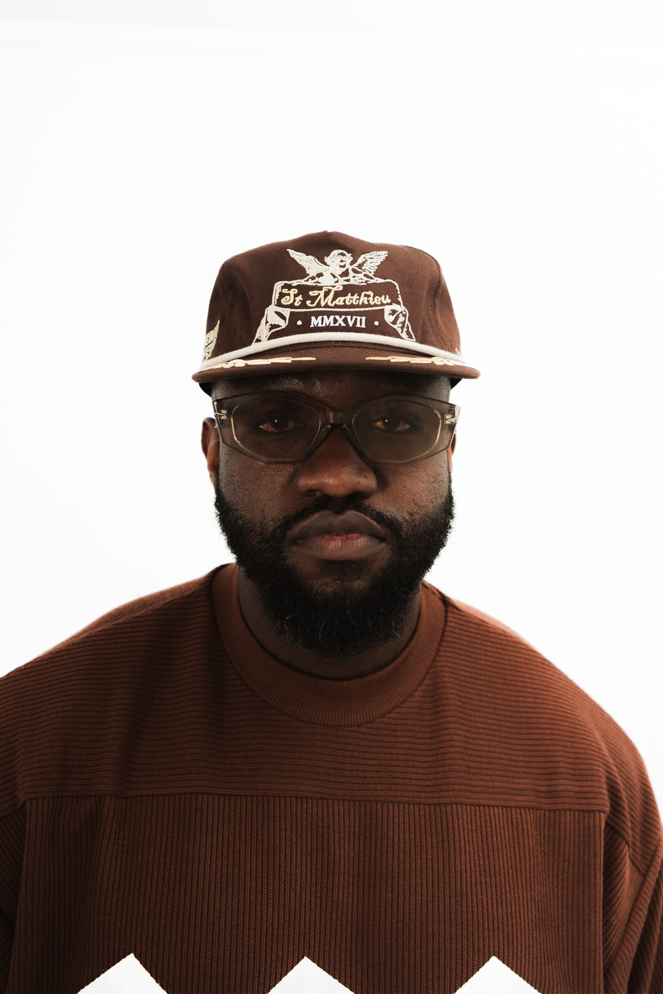 Brown ‘ST MATTHIEU’ Cap