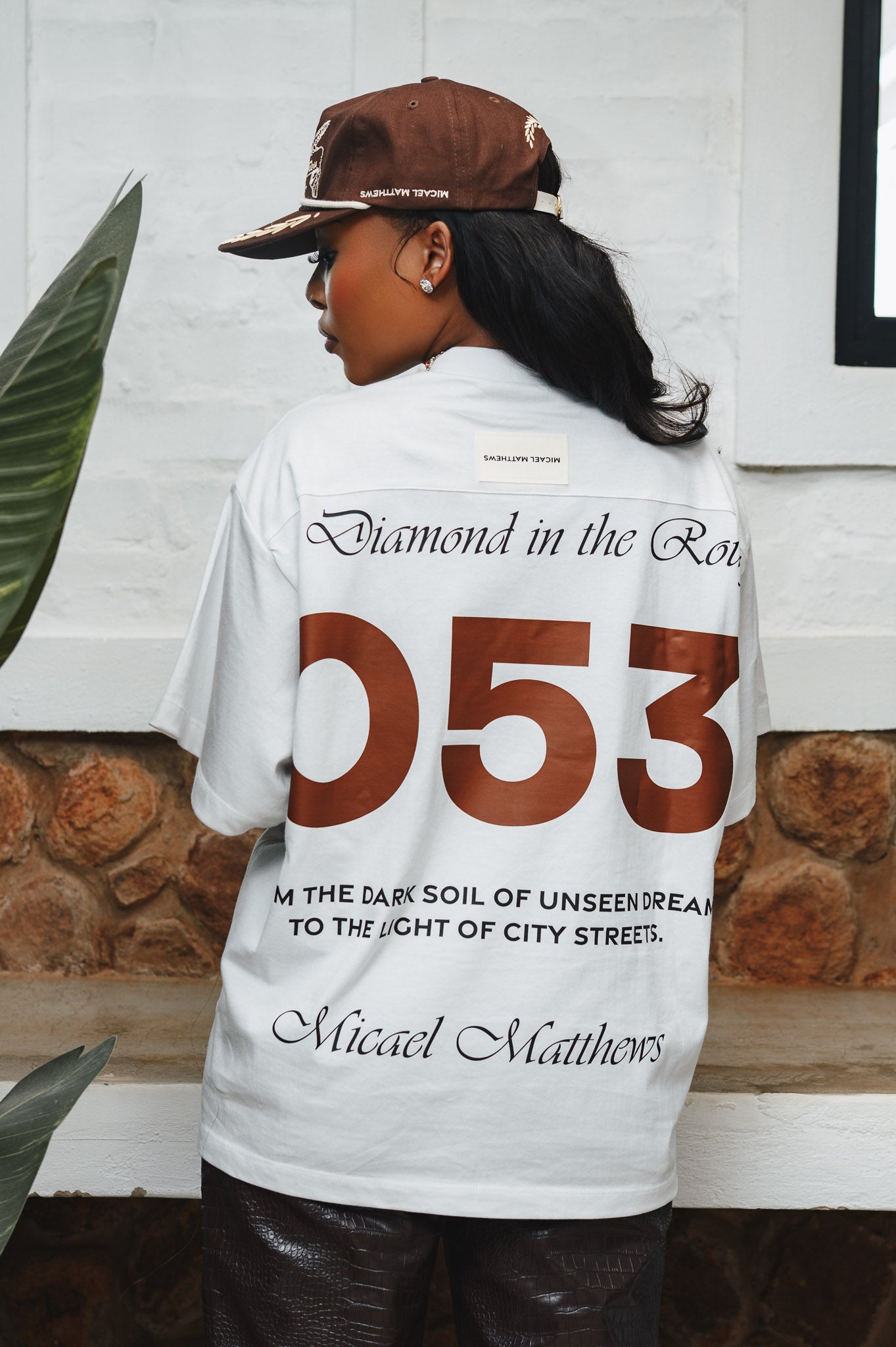 Brown ‘ST MATTHIEU’ Cap